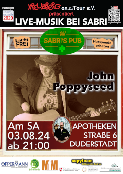 John Poppyseed *live* im Old Sabri's Pub (Veranstaltung des Kreuzberg on KulTour e.V.)